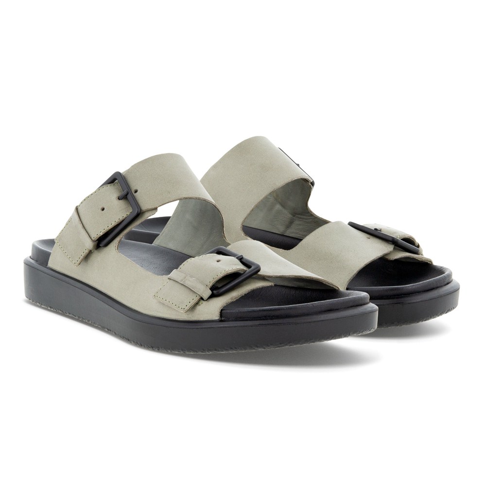 ECCO Mens Slides Grey - Flowt Lx - KWO-769352